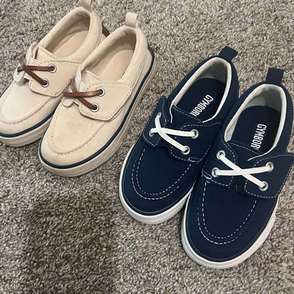 2 pair Bundle of Toddler Boat Shoes Size 9 NWOT